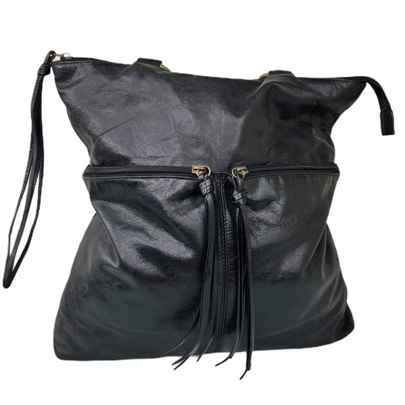 HOBO Handbags - HOBO Black Leather Large Shoulder Bag